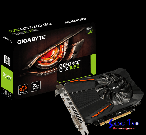 Card màn hình Gigabyte GTX 1050D5-3GD, 1 fan
