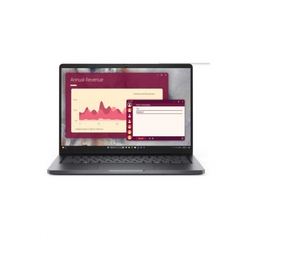 laptop DELL PRO 14 PC14250 (Ultra 5-225U/16GB/ SSD512GB/14IPS /UBUNTU)